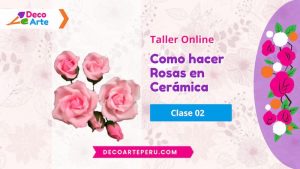 Como hacer rosas en cerámica